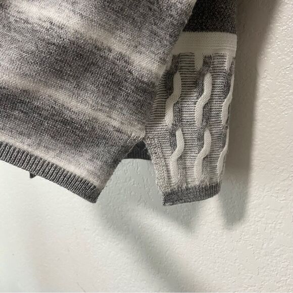 Vintage Y2K Grey/White Knit Sweater - Picture 5 of 8